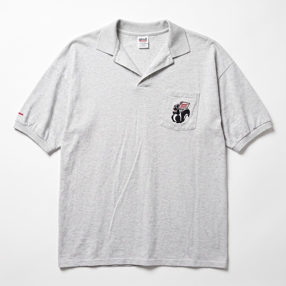 Vtg 90s Dick Simon Trucking Sweet Simon Polo Shirt 2X Anvil Made In USA Gray